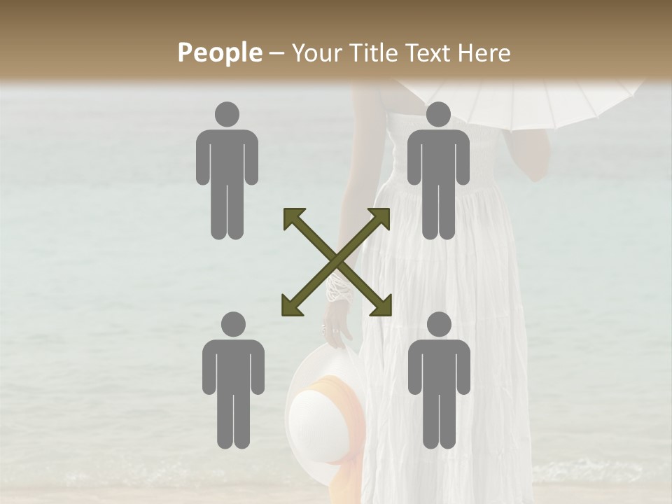 High Key Portrait Of A Ballerina, Ballet Dancer. Studio Shoot PowerPoint Template