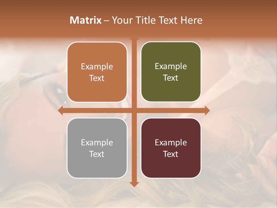 A Beautiful Woman Laying On Top Of A Bed PowerPoint Template