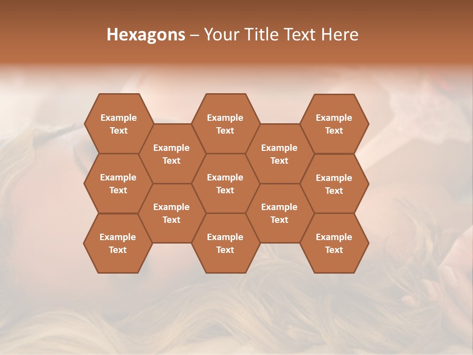 A Beautiful Woman Laying On Top Of A Bed PowerPoint Template