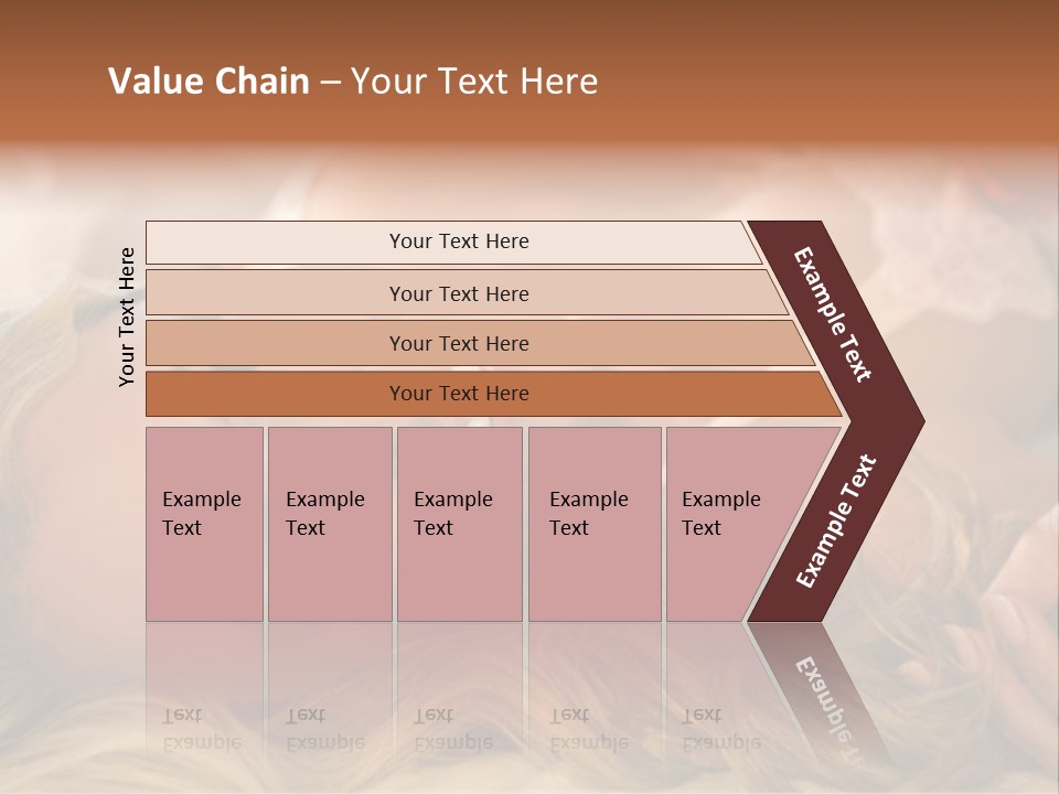 A Beautiful Woman Laying On Top Of A Bed PowerPoint Template