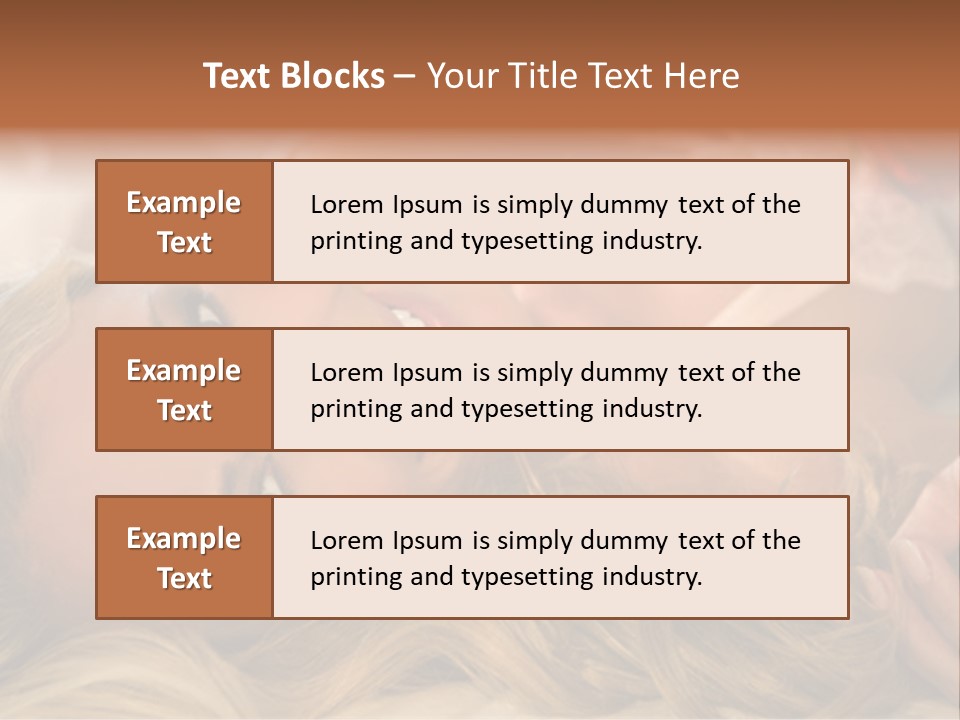 A Beautiful Woman Laying On Top Of A Bed PowerPoint Template