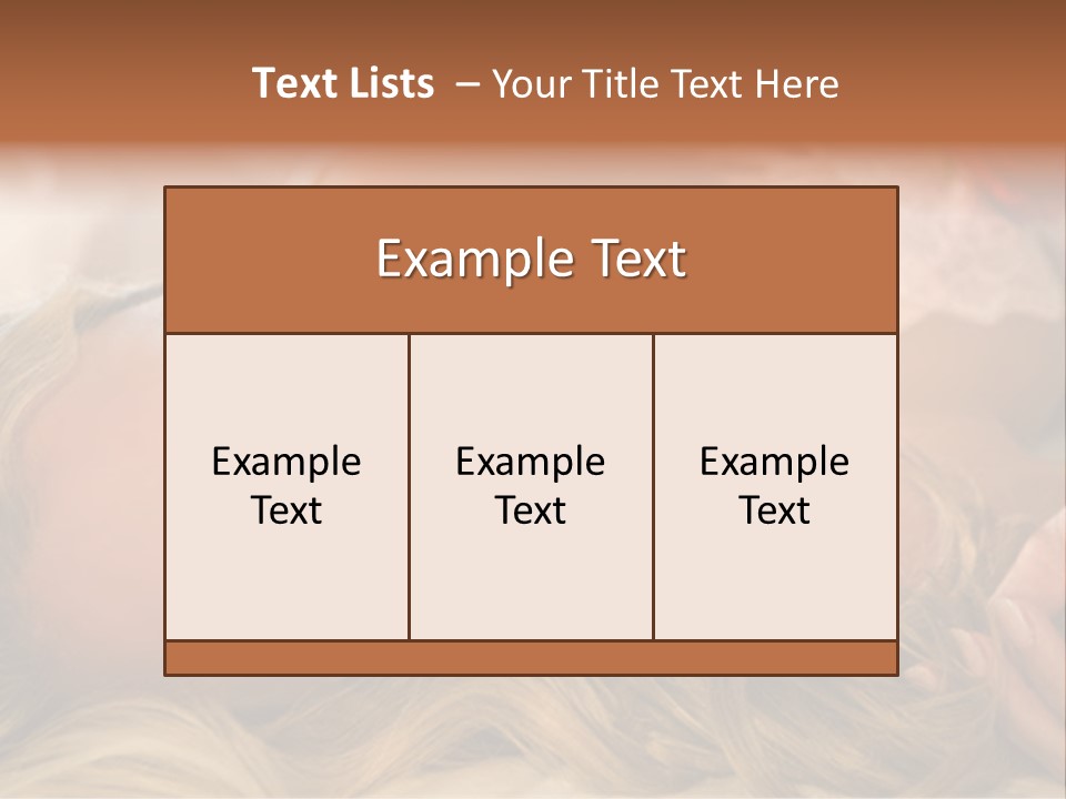 A Beautiful Woman Laying On Top Of A Bed PowerPoint Template