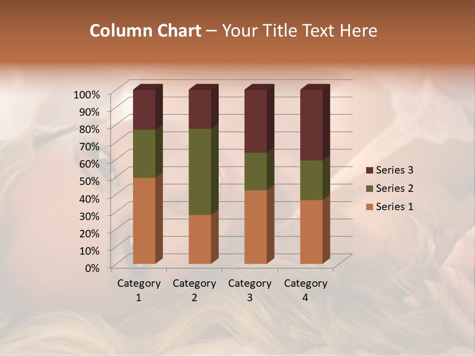 A Beautiful Woman Laying On Top Of A Bed PowerPoint Template