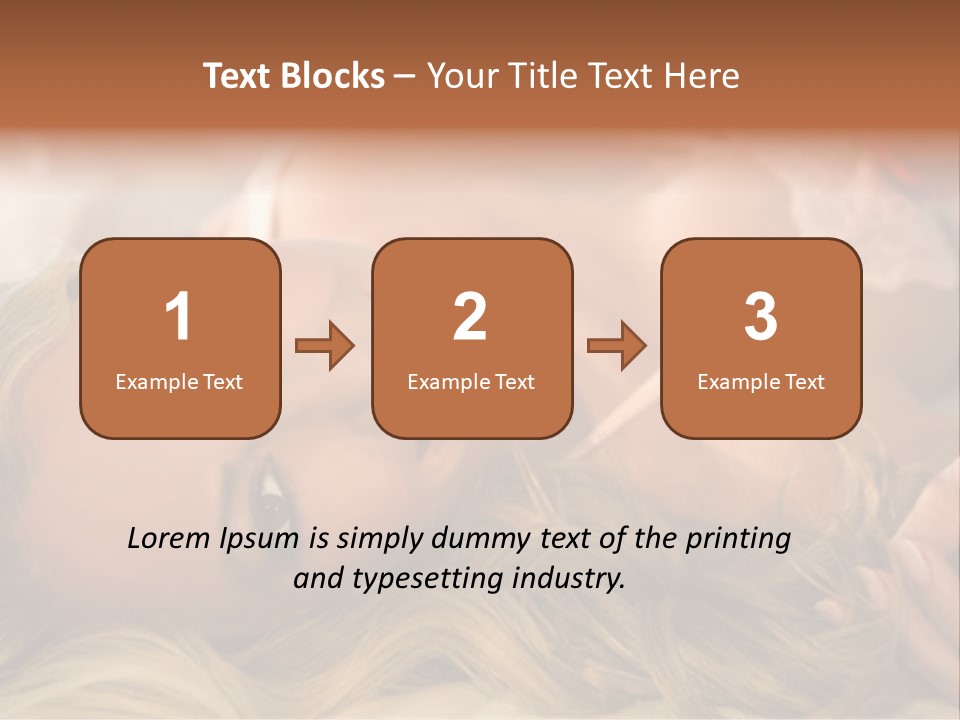 A Beautiful Woman Laying On Top Of A Bed PowerPoint Template