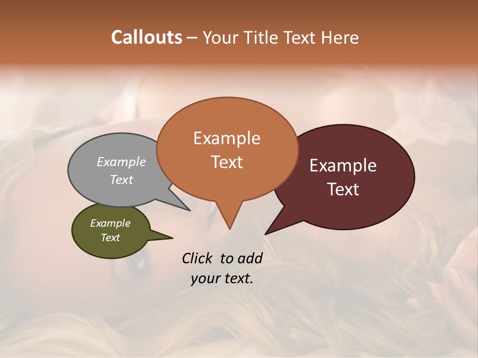 A Beautiful Woman Laying On Top Of A Bed PowerPoint Template