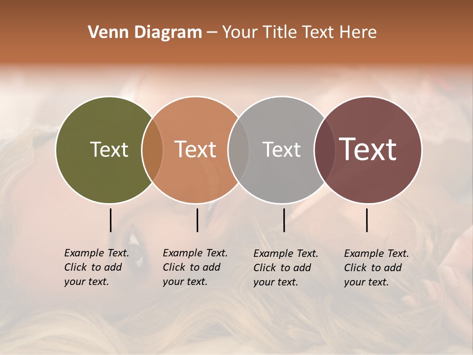 A Beautiful Woman Laying On Top Of A Bed PowerPoint Template