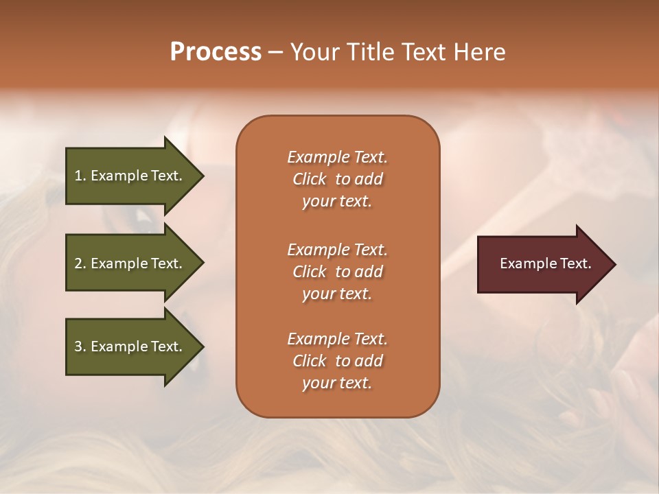 A Beautiful Woman Laying On Top Of A Bed PowerPoint Template