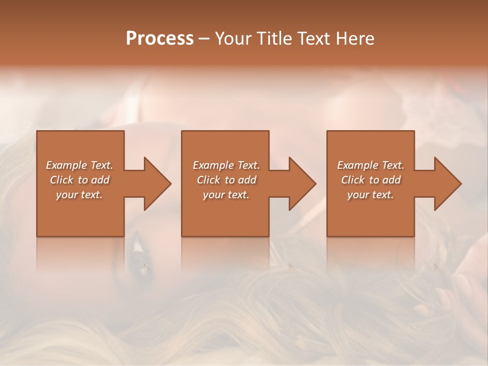 A Beautiful Woman Laying On Top Of A Bed PowerPoint Template