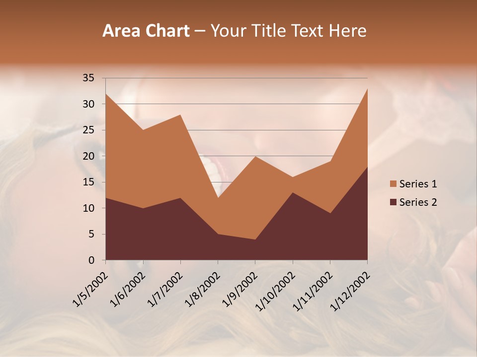 A Beautiful Woman Laying On Top Of A Bed PowerPoint Template