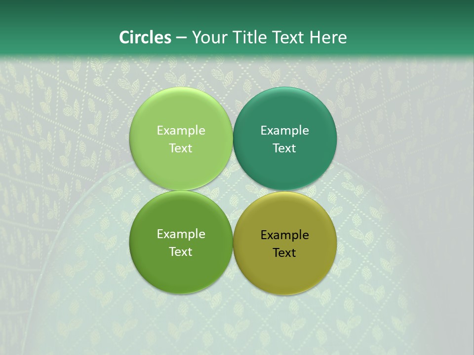 Green Armchair PowerPoint Template