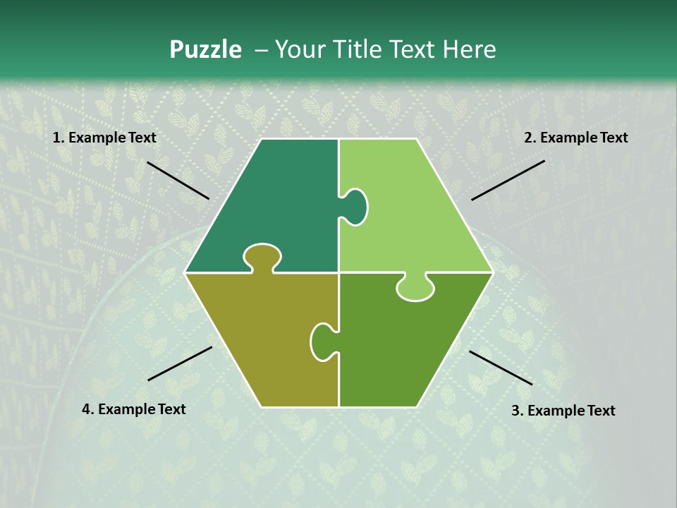 Green Armchair PowerPoint Template