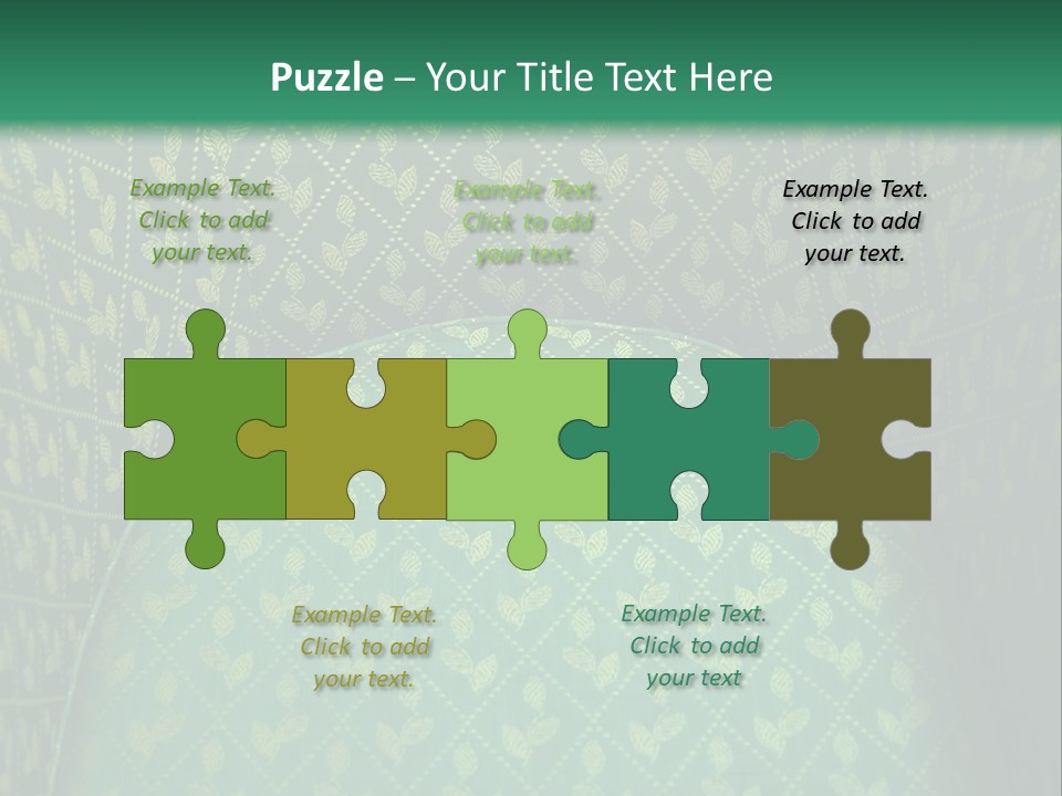 Green Armchair PowerPoint Template