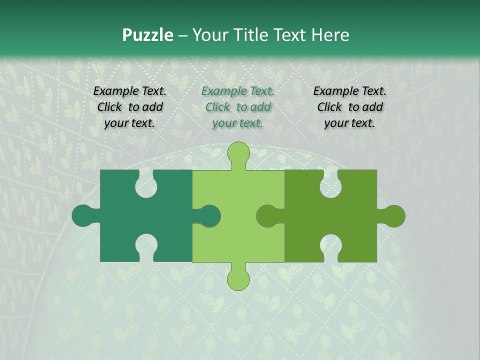 Green Armchair PowerPoint Template