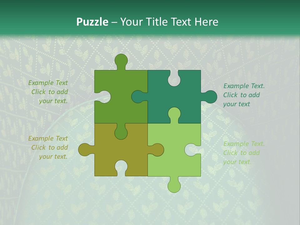 Green Armchair PowerPoint Template