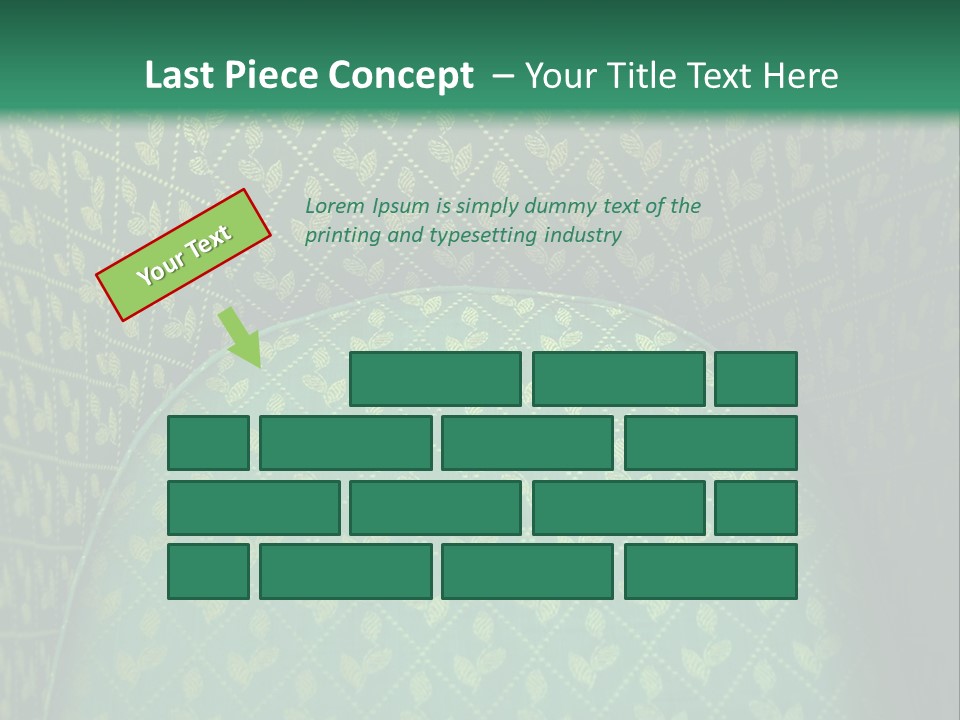Green Armchair PowerPoint Template