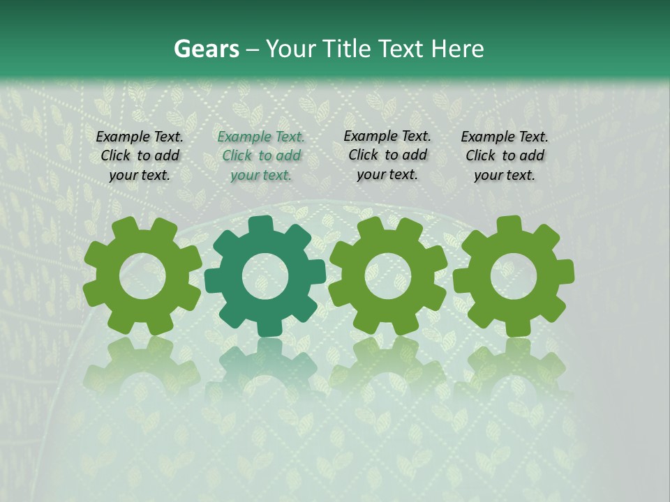 Green Armchair PowerPoint Template