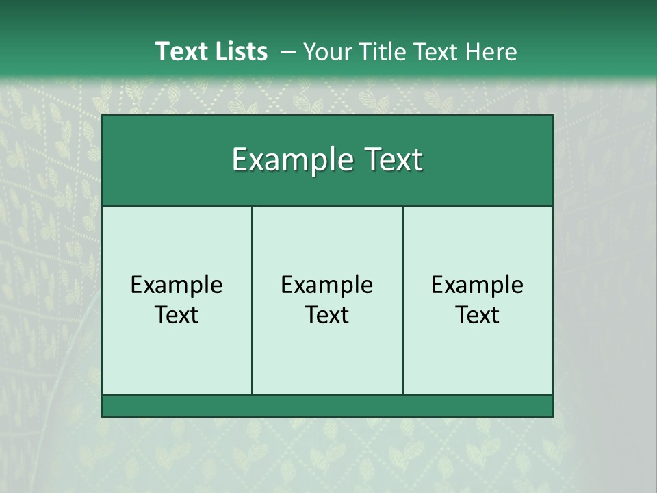 Green Armchair PowerPoint Template
