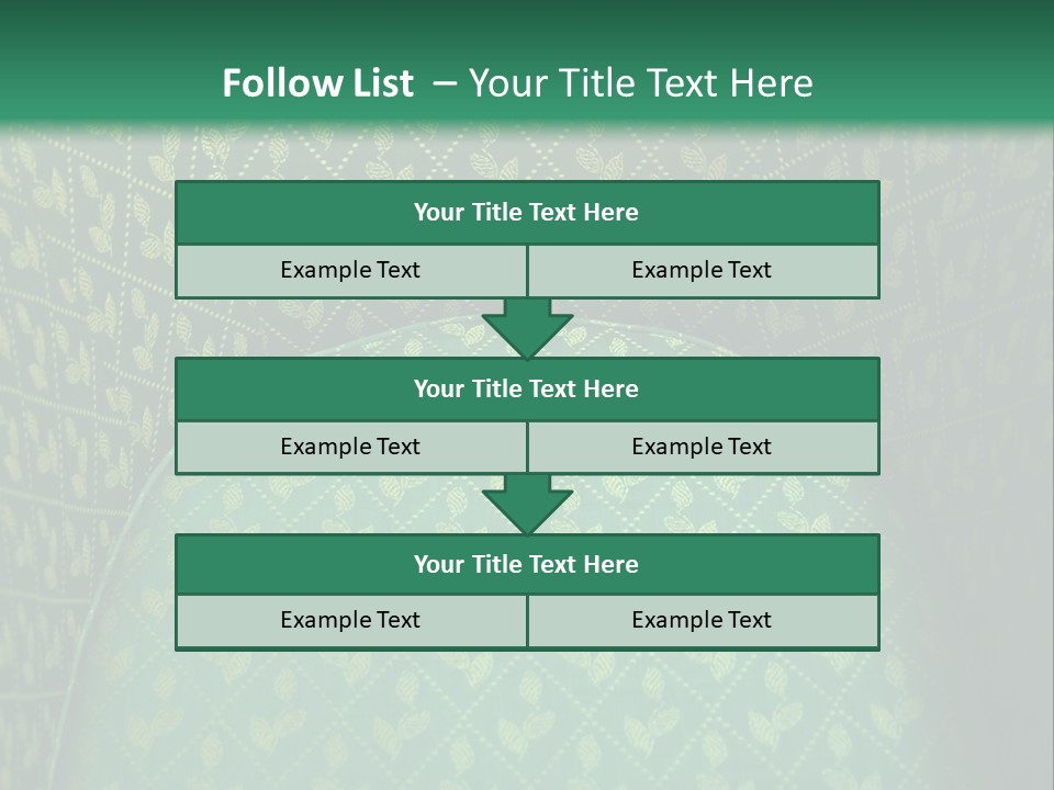Green Armchair PowerPoint Template