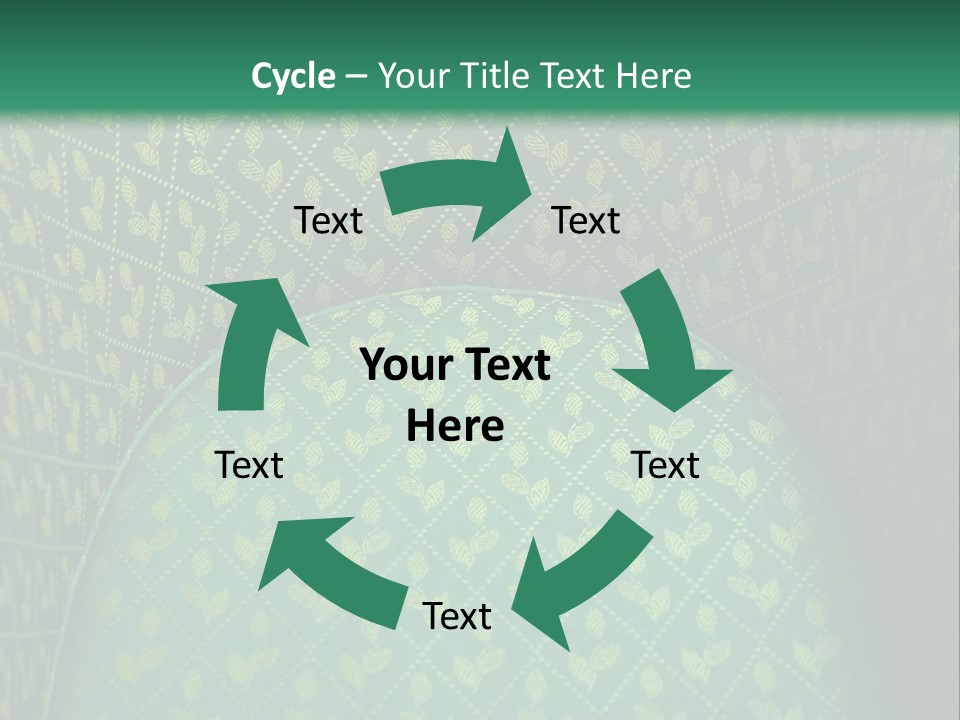 Green Armchair PowerPoint Template