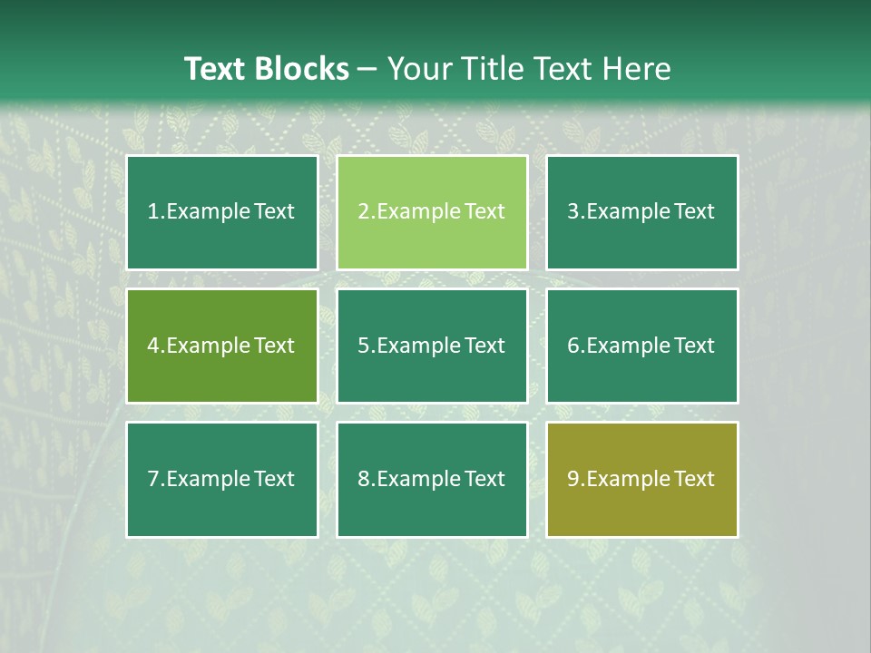 Green Armchair PowerPoint Template
