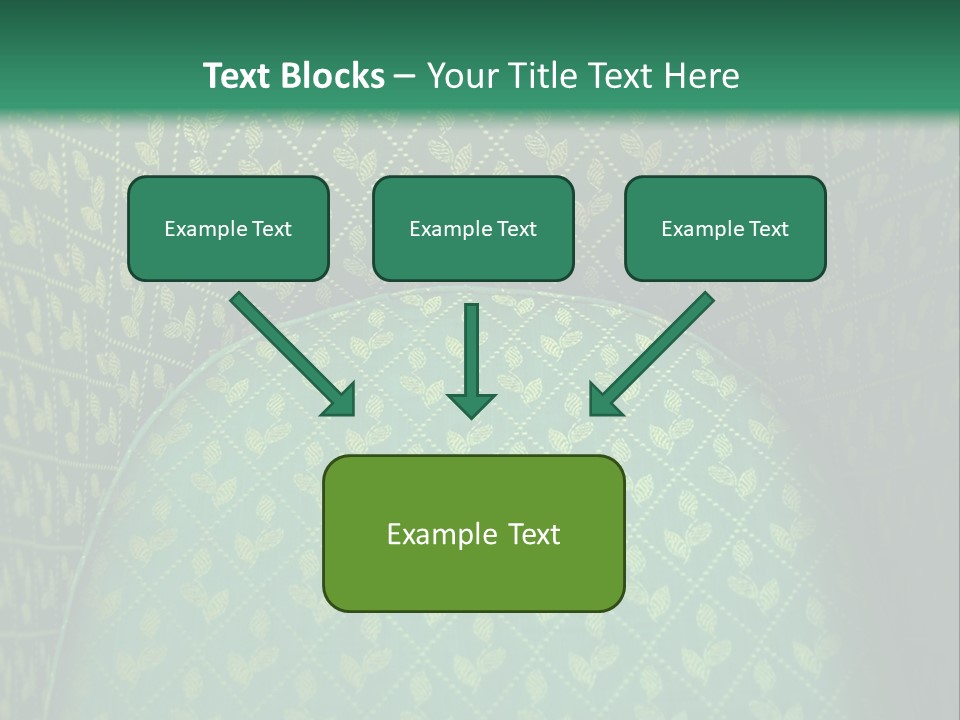 Green Armchair PowerPoint Template