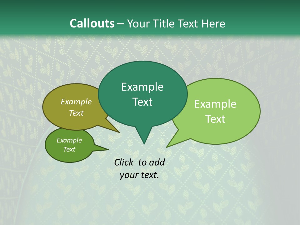 Green Armchair PowerPoint Template