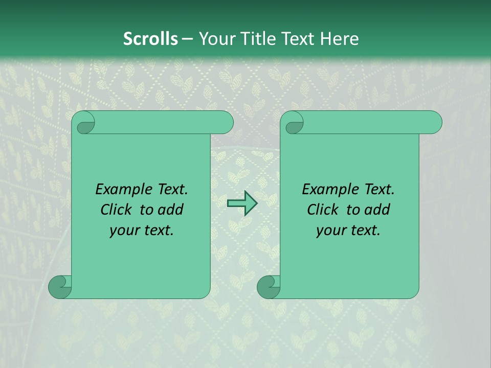 Green Armchair PowerPoint Template