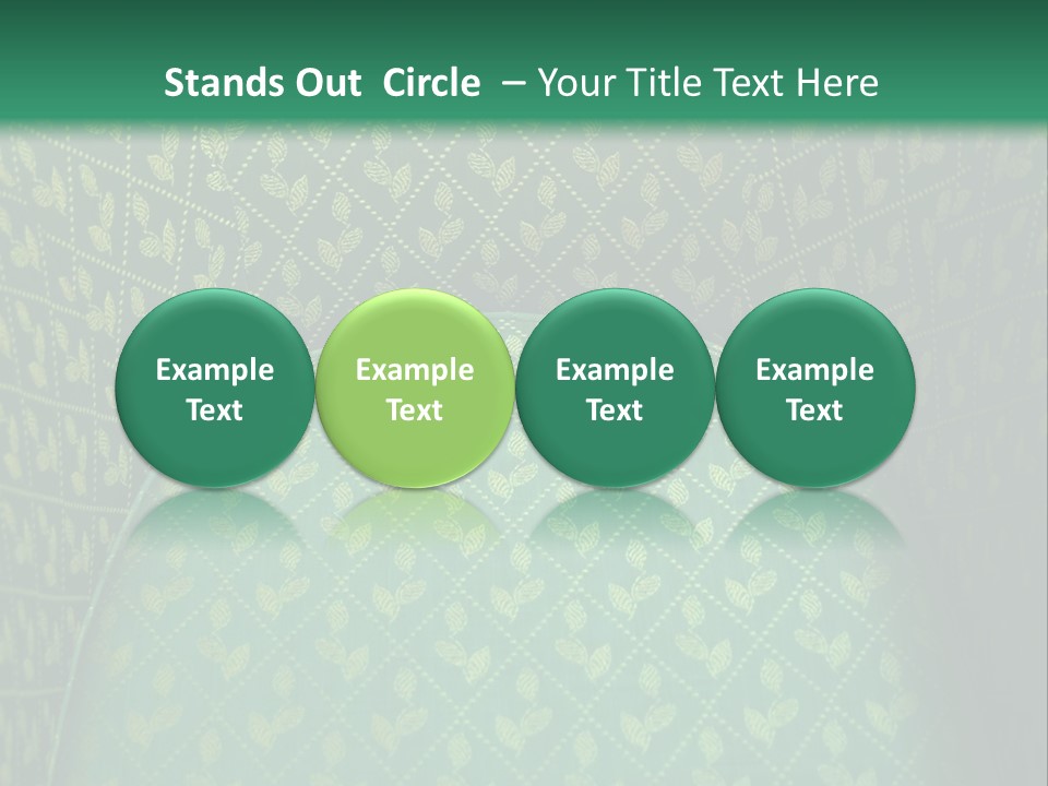 Green Armchair PowerPoint Template