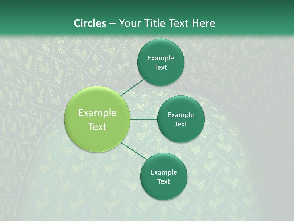 Green Armchair PowerPoint Template