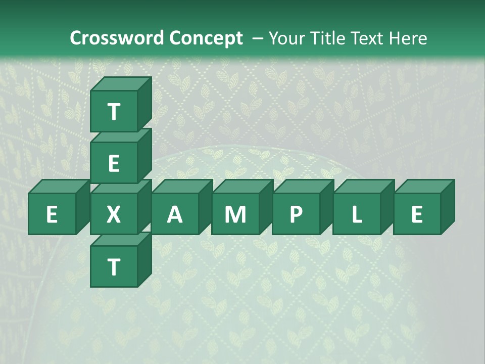 Green Armchair PowerPoint Template