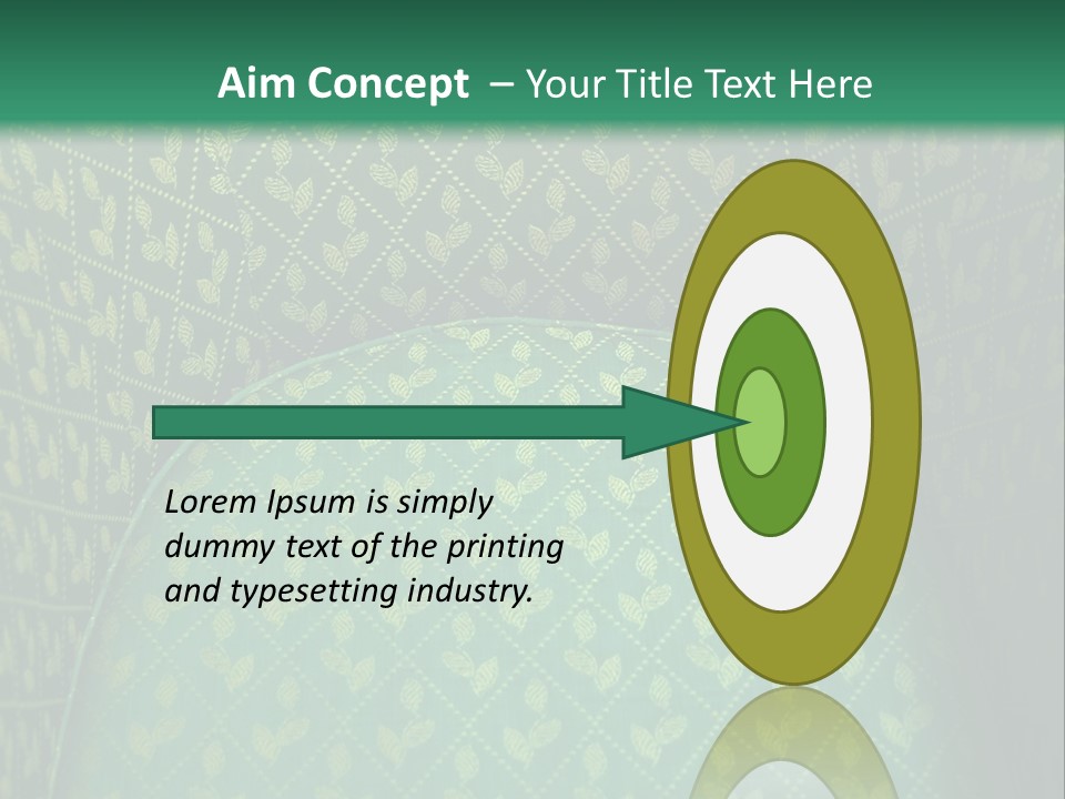 Green Armchair PowerPoint Template