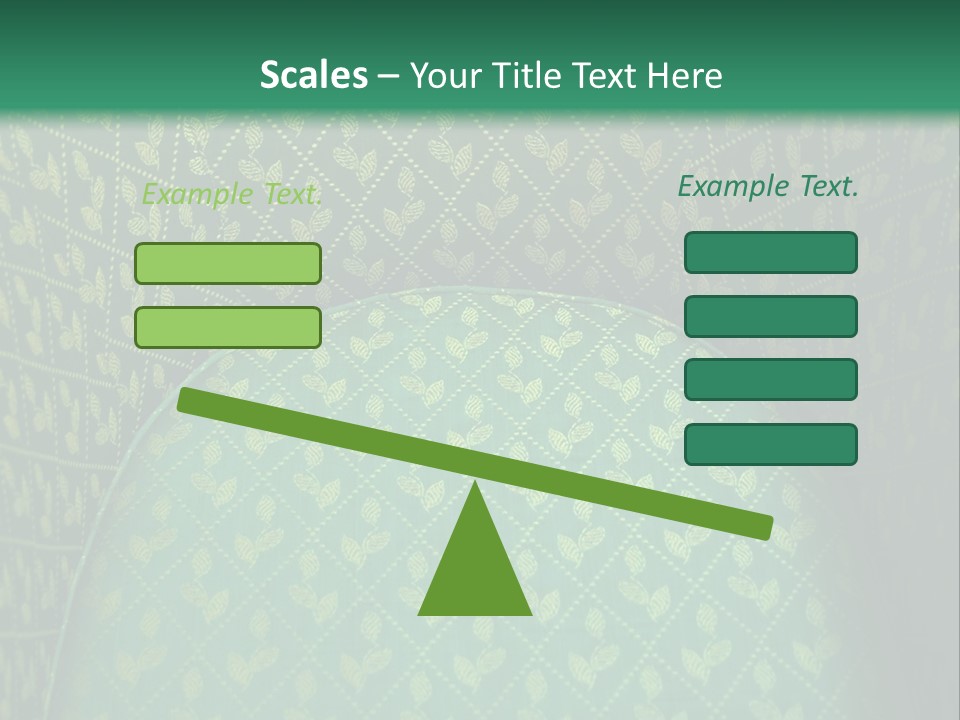 Green Armchair PowerPoint Template
