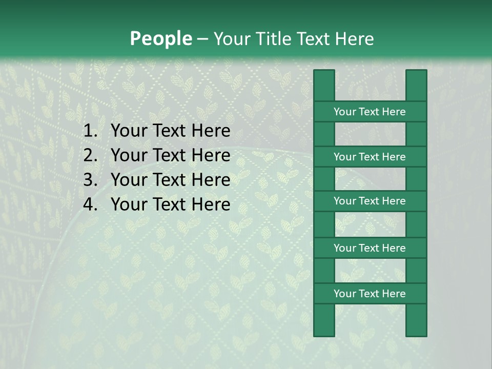 Green Armchair PowerPoint Template