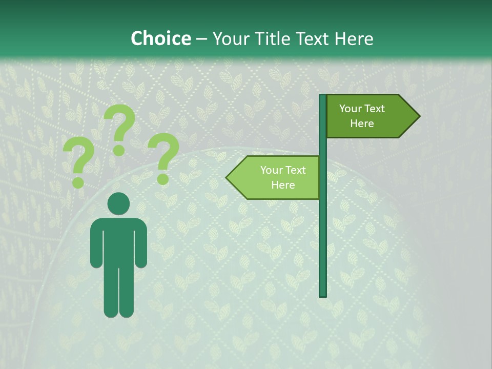 Green Armchair PowerPoint Template