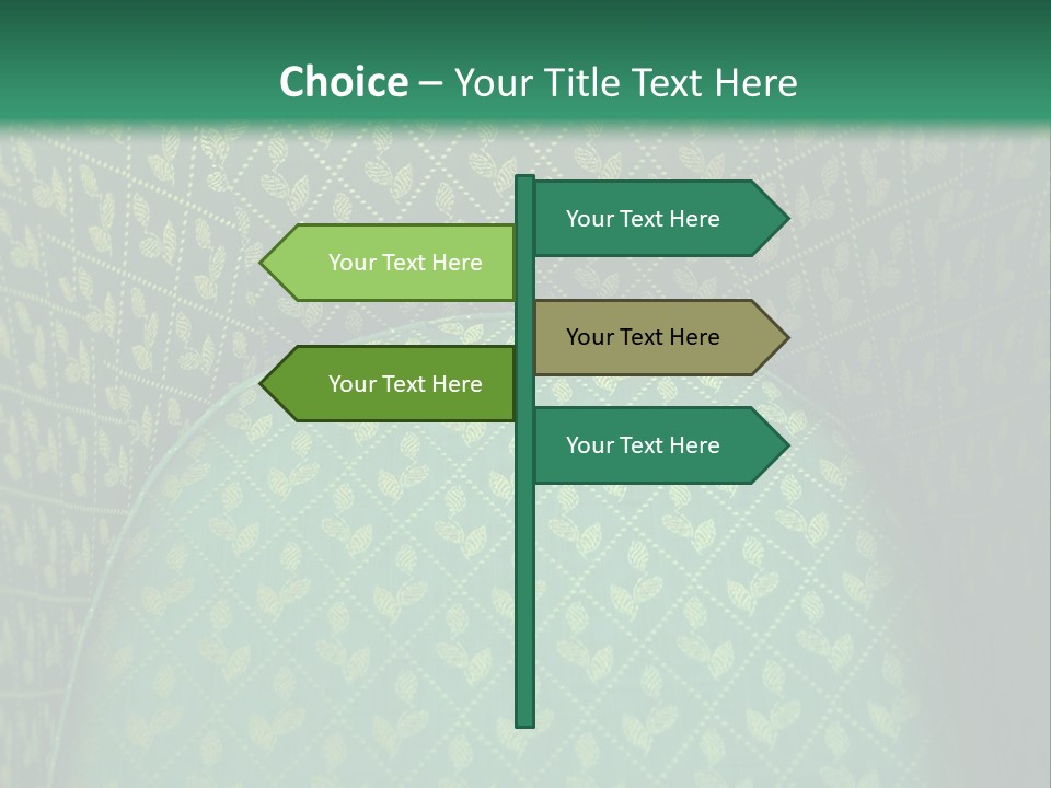 Green Armchair PowerPoint Template