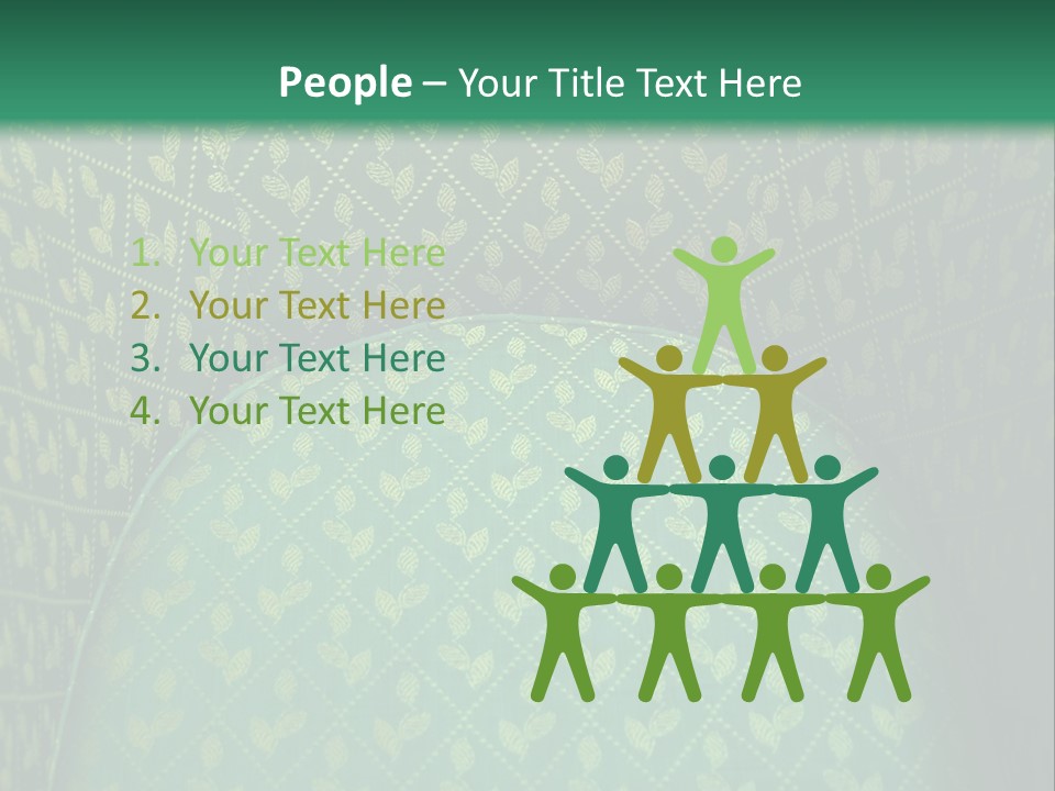 Green Armchair PowerPoint Template