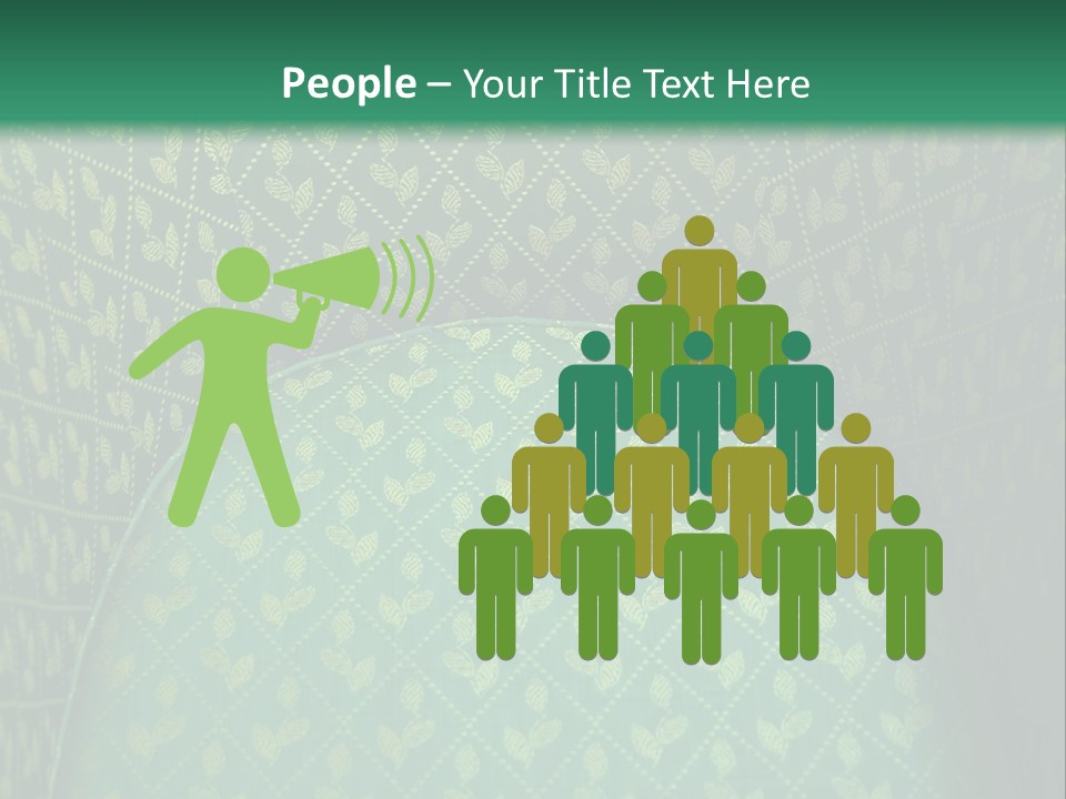 Green Armchair PowerPoint Template