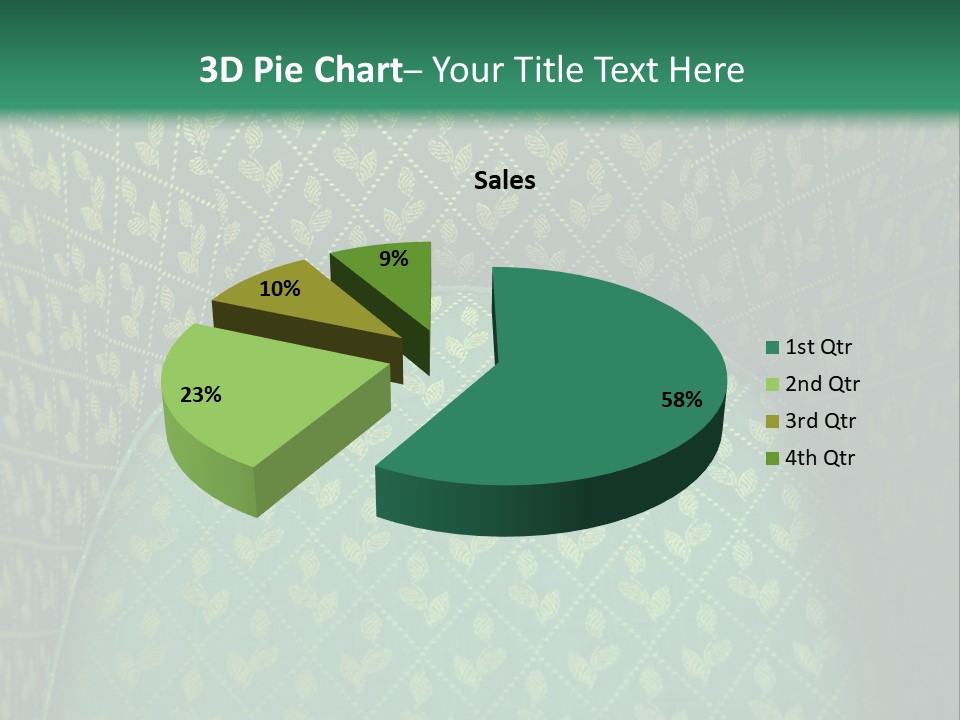 Green Armchair PowerPoint Template