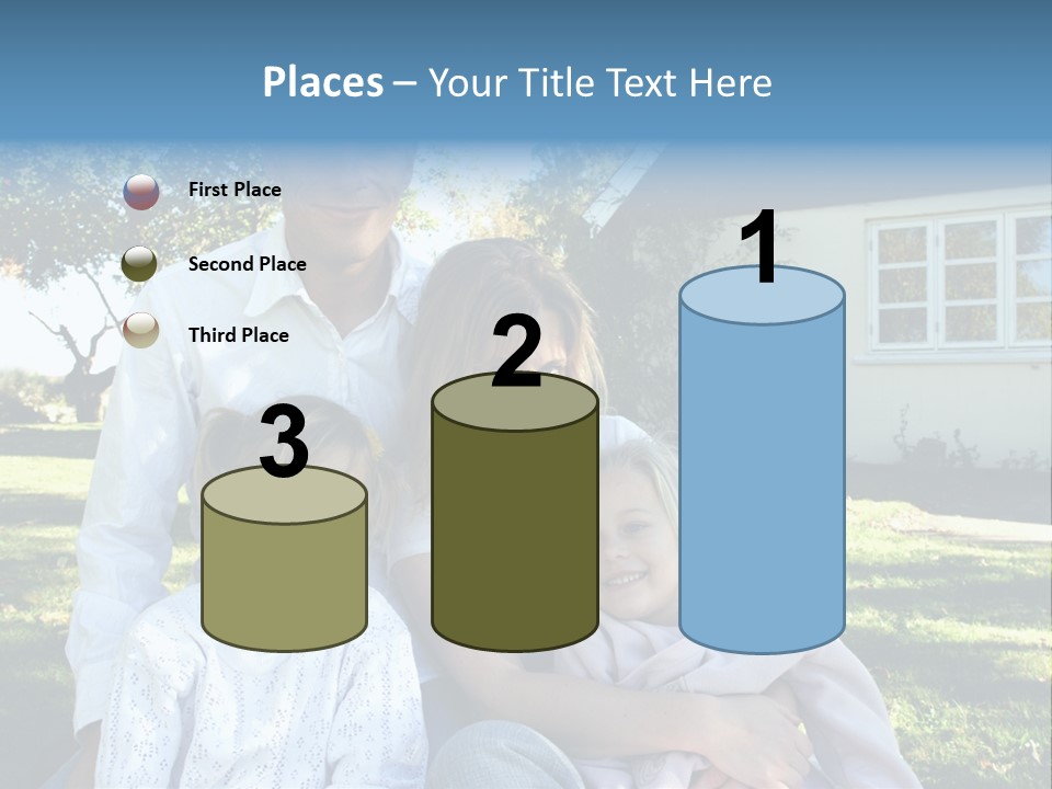 Smiling Family PowerPoint Template