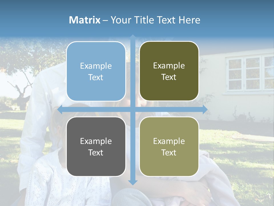 Smiling Family PowerPoint Template