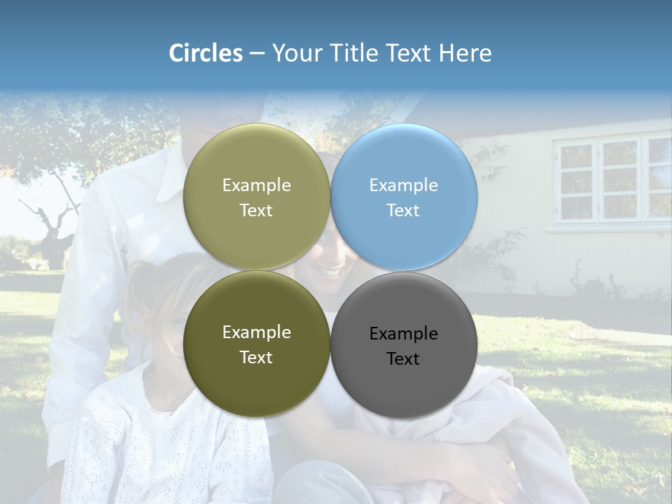 Smiling Family PowerPoint Template