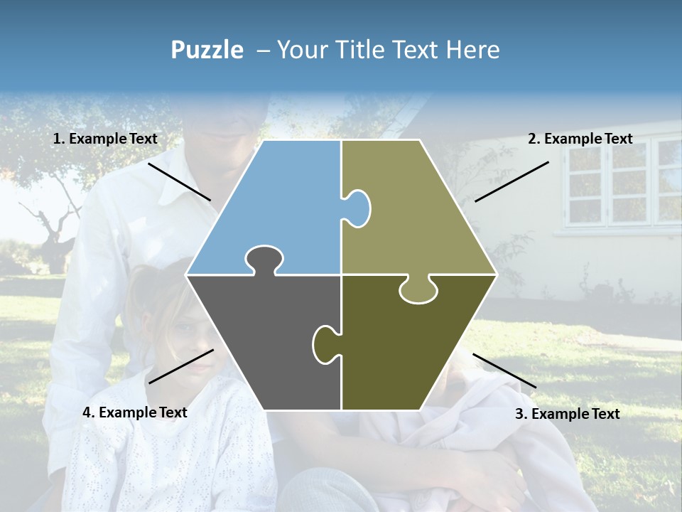 Smiling Family PowerPoint Template