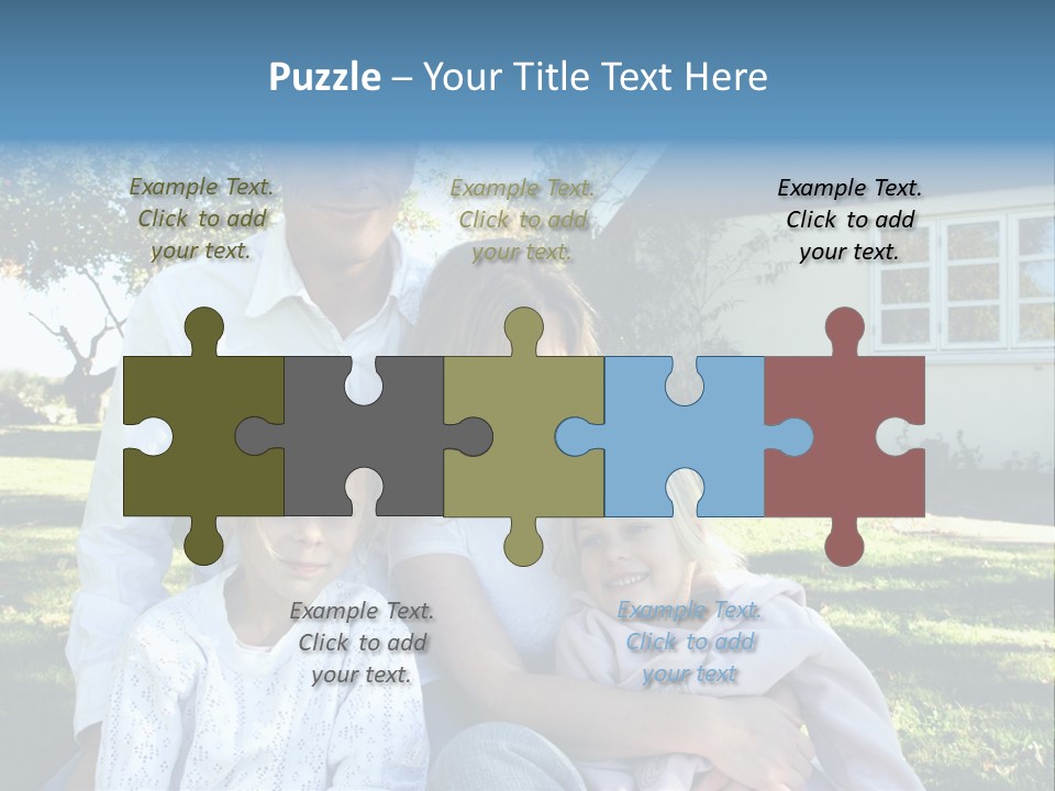 Smiling Family PowerPoint Template