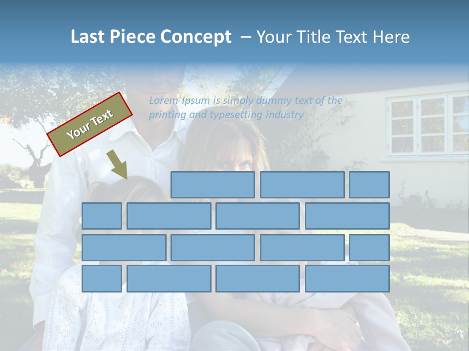 Smiling Family PowerPoint Template