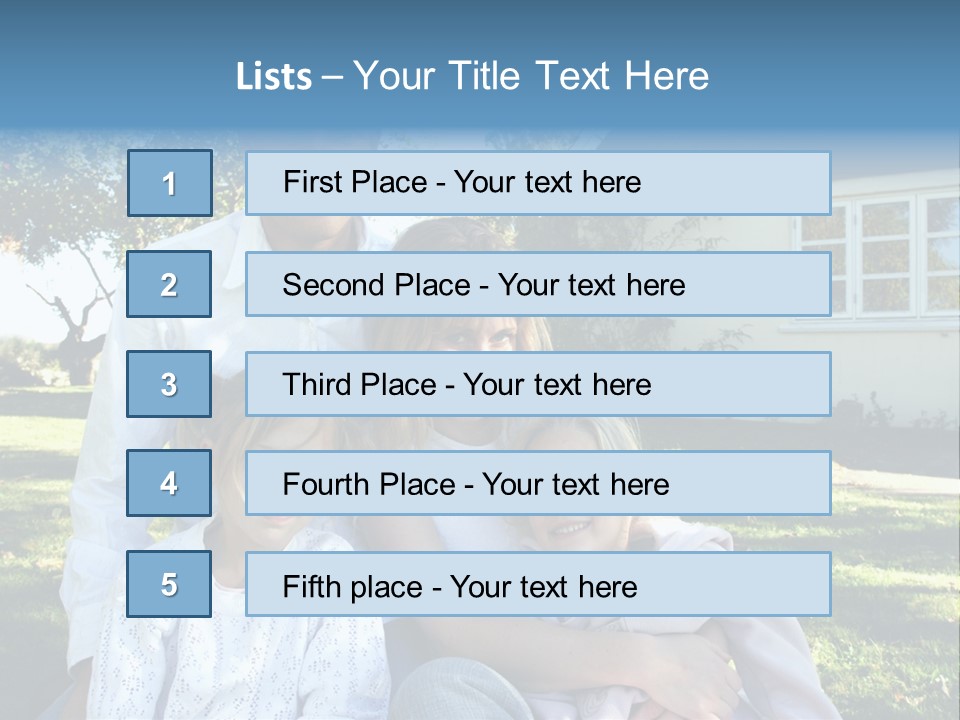 Smiling Family PowerPoint Template