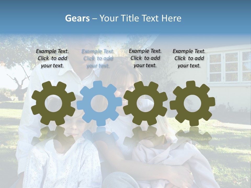 Smiling Family PowerPoint Template