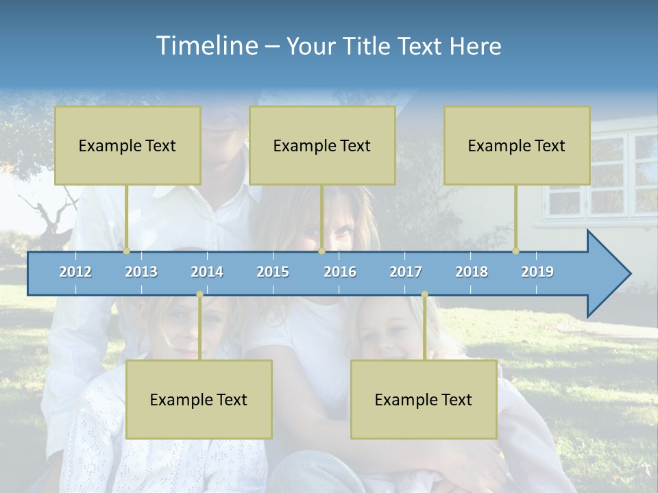 Smiling Family PowerPoint Template