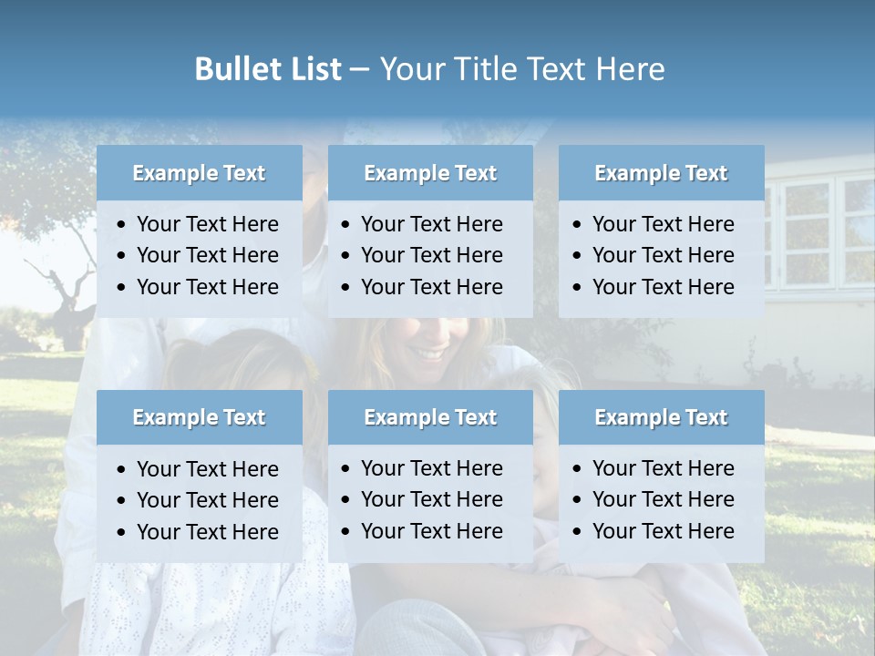 Smiling Family PowerPoint Template