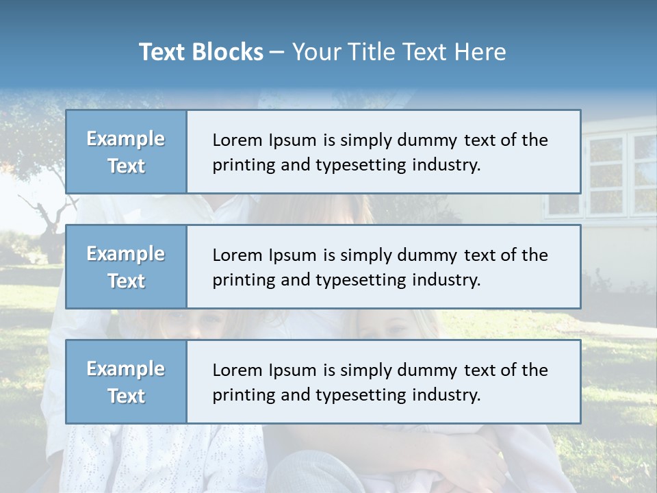 Smiling Family PowerPoint Template