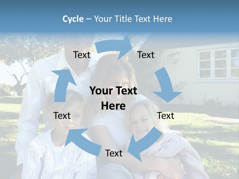 Smiling Family PowerPoint Template